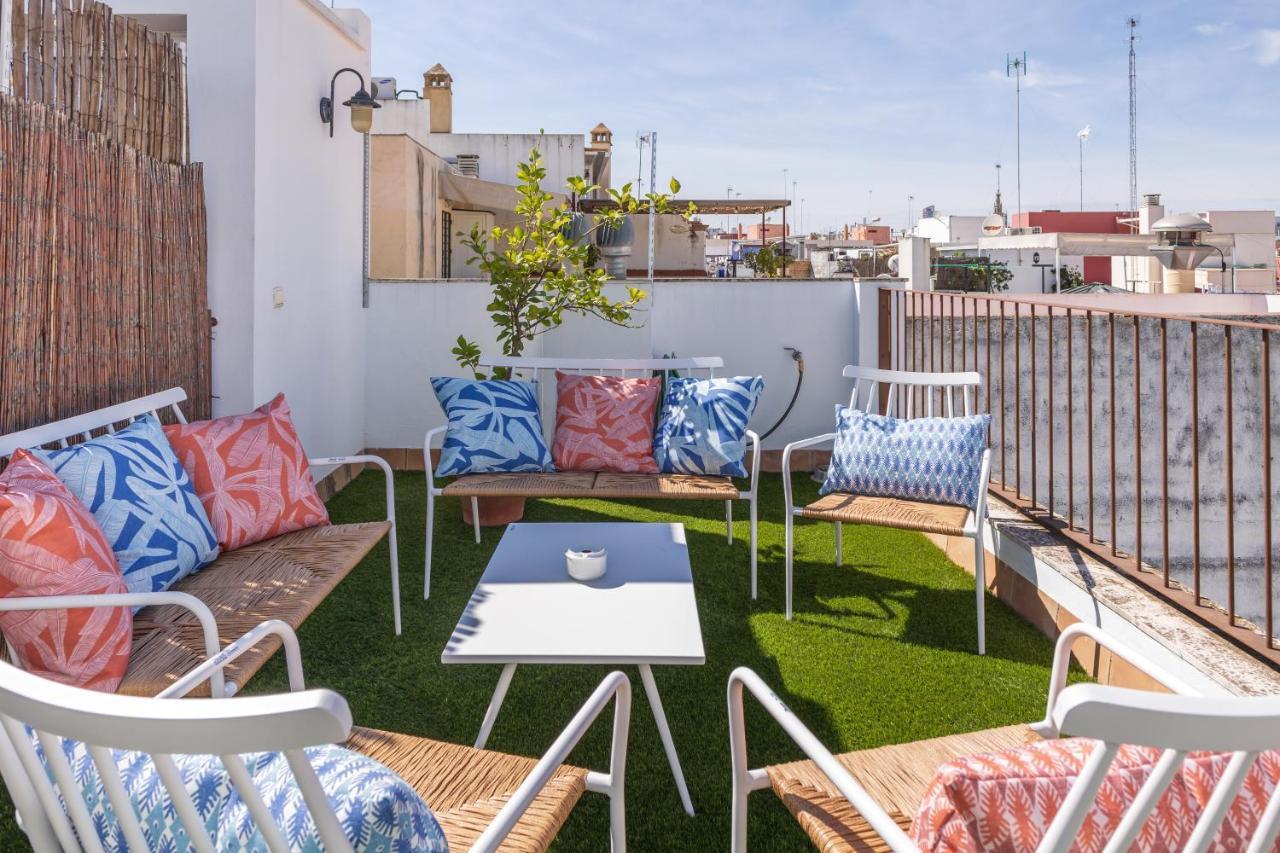 Tentudia Charming Apartments With Private Roof-Top Or Patio In San Bernardo By Ocityzen Sevilla Dış mekan fotoğraf